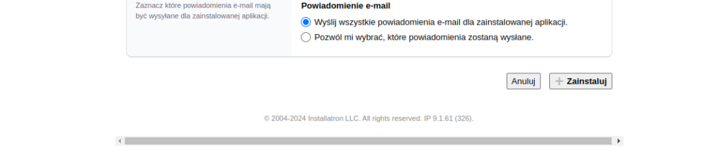 Instalacja wordpressa dla początkujących, instlacja wrodrpressa przez installatron, jak zainstalować wordpresa,